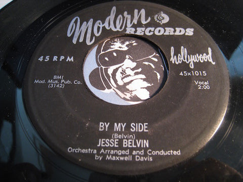 Jesse Belvin - By My Side b/w Don't Close The Door - Modern #1015 - R&B Rocker