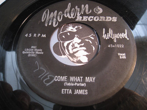 Etta James - Come What May b/w By The Light Of The Silvery Moon - Modern #1022 - R&B Soul