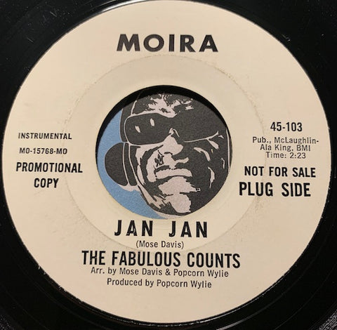 Fabulous Counts - Jan Jan b/w Girl From Kenya - Moira #103 - Funk