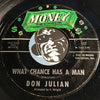 Don Julian - What Chance Has A Man b/w Let Me See You Philly - Money #117 - Northern Soul - Sweet Soul