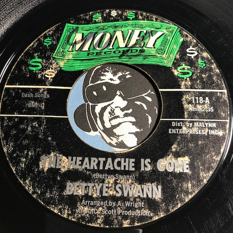 Bettye Swann - The Heartache Is Gone b/w Our Love - Money #118 - Northern Soul