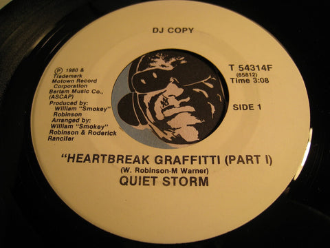 Quiet Storm - Heartbreak Graffitti pt.1 b/w pt.2 - Motown #54314 - Modern Soul