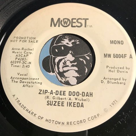 Suzee Ikeda - Zip-A-Dee Doo-Dah b/w same - Mowest #5004 - Funk