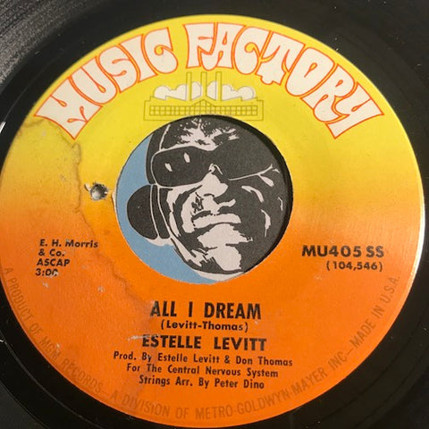 Estelle Levitt - All I Dream b/w I Like The Way It Feels - Music Factory #405 - Psych Rock - Soul