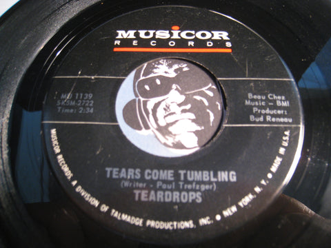 Teardrops - Tears Come Tumbling b/w You Won't Be There - Musicor #1139 - Northern Soul - Girl Group