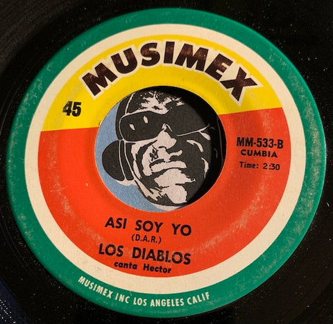 Los Diablos - Asi Soy Yo b/w Amor Desesperado - Musimex #533 - Latin