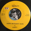 Marty - Marty On Planet Mars pt.1 b/w pt.2 - Novelty #101 - Rock n Roll