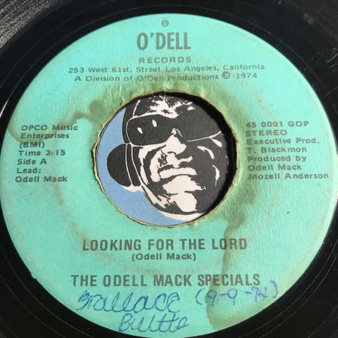 Odell Mack Specials - Looking For The Lord b/w This Little Light Of Mine - O'Dell #0001 - Gospel Soul