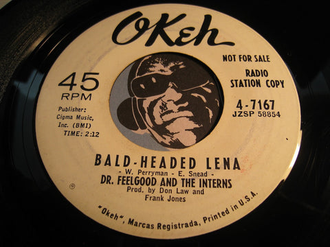 Dr. Feelgood & Interns - Bald Headed Lena b/w My Gal Jo - Okeh #7167 - R&B Soul