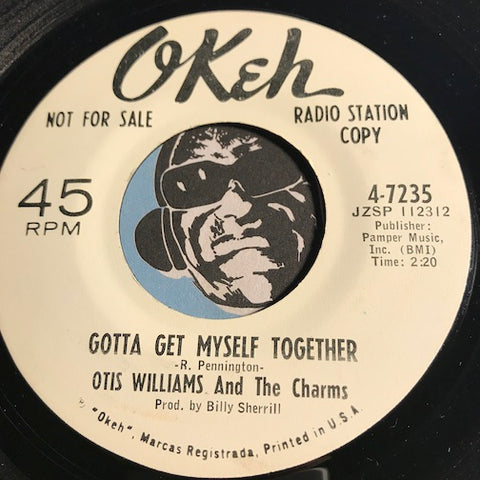 Otis Williams & Charms - Gotta Get Myself Together b/w I Fall To Pieces - Okeh #7235 - Northern Soul