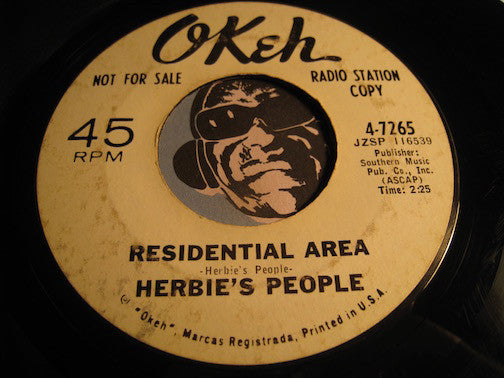 Herbie's People - Residential Area b/w Semi-Detached Suburban Mr. Jones - Okeh #7265 - Psych Rock