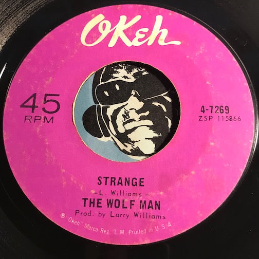 Wanted-Records - The Wolf Man - Strange B/w Back Side - Okeh #7269 ...