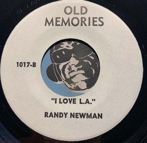 Randy Newman / Righteous Brothers - I Love L.A. b/w Rock And Roll Heaven - Old Memories #1017 - 80's - Rock n Roll