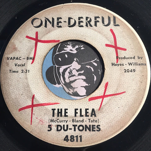 5 Du-Tones - The Flea b/w Please Change Your Mind - One-Derful #4811 - R&B Soul
