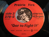 Prairie Fire - Got To Fight It b/w The Krugerrand - One Spark #278 - picture sleeve - Rock n Roll