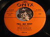 Dean Barlow & Montereys - Tell Me Why b/w Angel (reissue) - Onyx #517 - Doowop