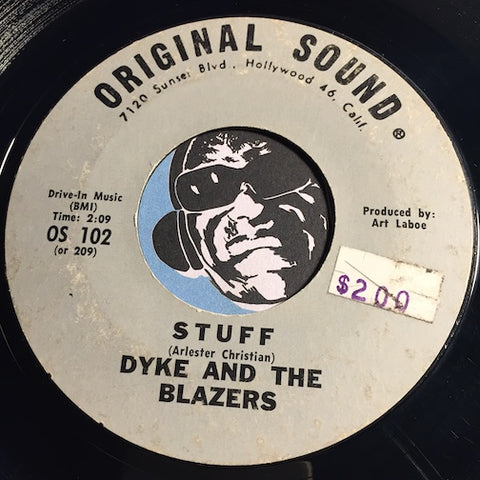 Dyke & Blazers - Stuff b/w The Wobble - Original Sound #102 - Funk