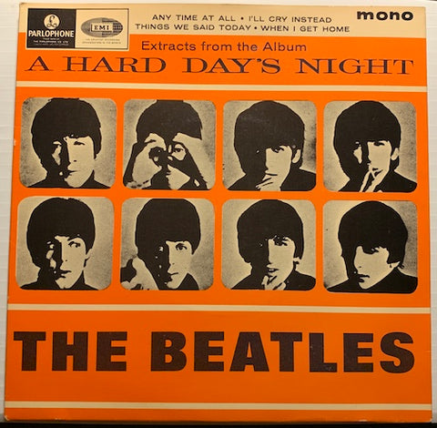 Beatles - A Hard Day's Night EP - Any Time At All - I'll Cry Instead b/w Things We Said Today - When I Get Home - Parlophone #8924 - Rock n Roll