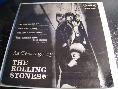 Rolling Stones - As Tears Go By EP - As Tears Go By - She Said Yeah b/w Talkin About You - The Singer Not The Song - Peerless #679 - Rock n Roll