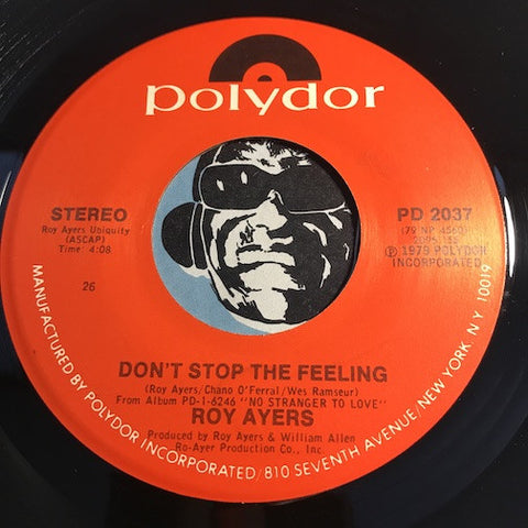 Roy Ayers - Don't Stop The Feeling b/w Don't Hide Your Love - Polydor #2037 - Jazz Funk