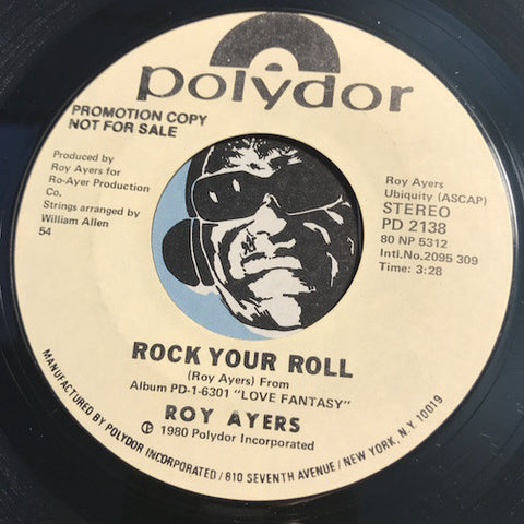 Roy Ayers - Rock Your Roll b/w same - Polydor #2138 - Jazz Funk