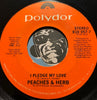 Peaches & Herb - Reunited b/w I Pledge Love - Polydor #810 057 - Modern Soul - Sweet Soul