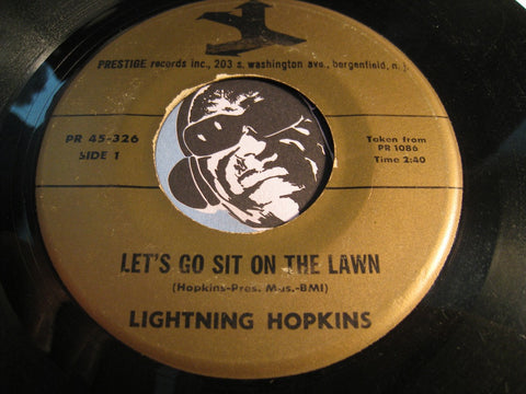 Lightning Hopkins - I Like To Boogie b/w Let's Go Sit On The Lawn - Prestige #326 - Blues