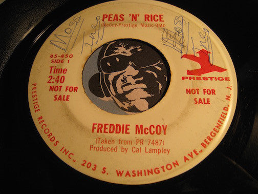 Freddie McCoy - Peas N Rice b/w Summer In The City - Prestige #450 - Jazz Mod