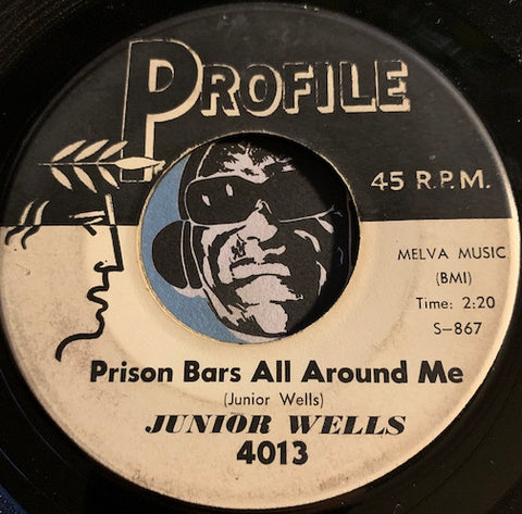 Junior Wells - Prison Bars All Around Me b/w You Don't Care - Profile #4013 - R&B - R&B Blues
