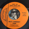 Watts Community Choir - Keep On Keeping On b/w What The World Needs Now - Proverb #1040 - Gospel Soul