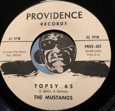 Mustangs - Topsy 65 b/w Rumpus - Providence #407 - Surf - Rock n Roll