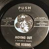 Robins - Truble b/w Moving Out - Push #764 - Doowop - R&B - Popcorn Soul