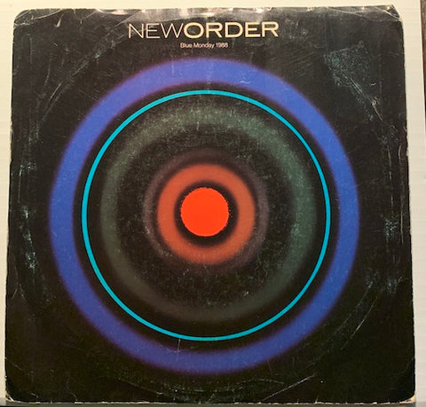 New Order - Blue Monday 1988 (Single Mix) b/w Touched By The Hand Of God (Single Version) - Qwest #27979 - 80's - Picture Sleeve