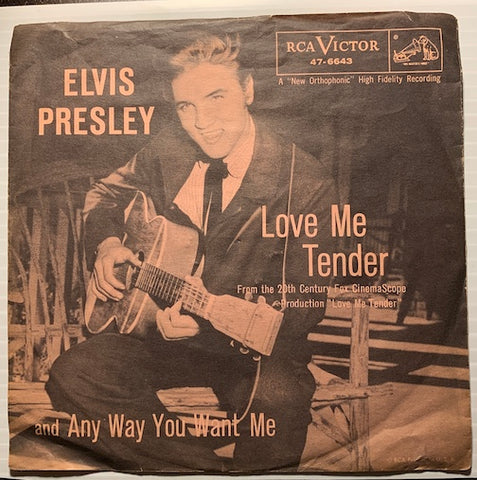 Elvis Presley - Love Me Tender b/w Any Way You Want Me - RCA Victor #6643 - Rock n Roll