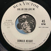 Donald Height - Girl Do You Love Me b/w Mr. Ocean - RCA Victor #8570 - Northern Soul