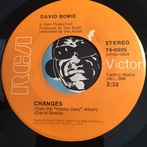 David Bowie - Changes b/w Andy Warhol - RCA #0605 - Rock n Roll