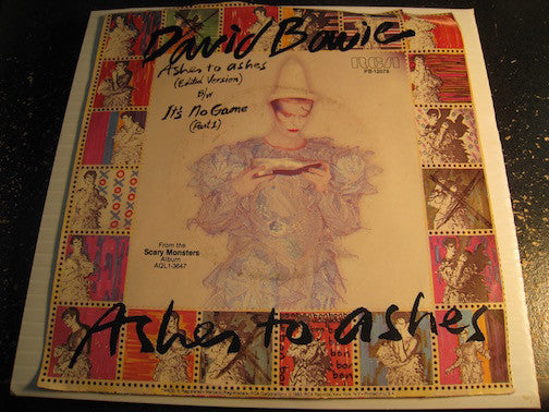 David Bowie - Ashes To Ashes b/w It's No Game - RCA #12078 - Rock n Roll