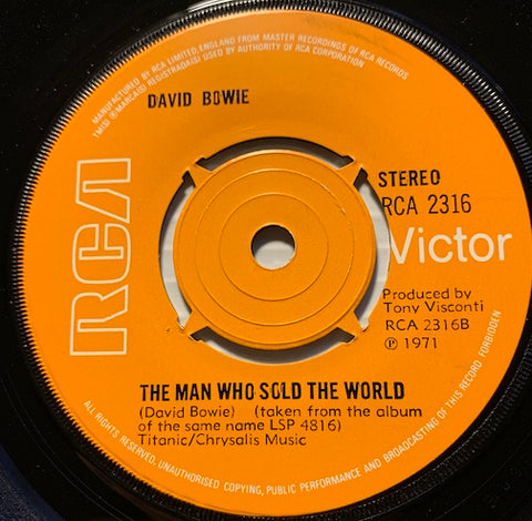 David Bowie - The Man Who Sold The World b/w Life On Mars - RCA #2316 - Rock n Roll