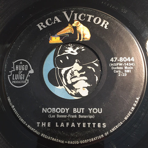 Lafayettes - Nobody But You b/w Life's Too Short - RCA Victor #8044 - R&B Rocker - Teen