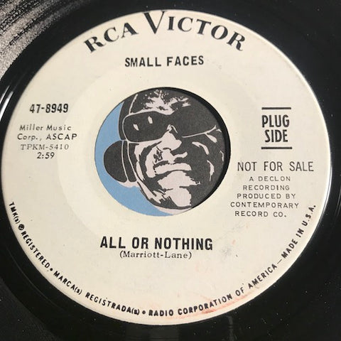 Small Faces - All Or Nothing b/w Understanding - RCA Victor #8949 - Psych Rock