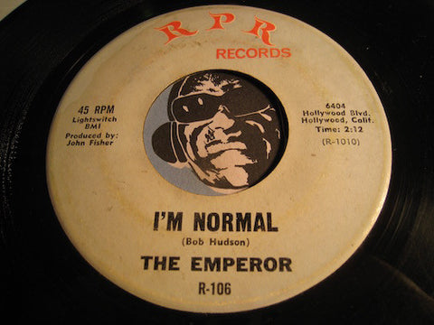 Emperor / Emperor's Friends - I'm Normal b/w The Crossing Game - RPR #106 - Rock n Roll