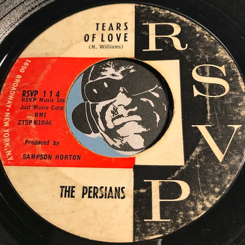 Persians - Tears Of Love b/w Dance Now - RSVP #114 - Doowop