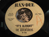 Adventurers - I Don't Mind b/w It's Alright - Ran-Dee #106 - R&B Soul - Doowop