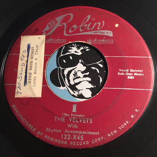 Velvets - I b/w At Last - Red Robin #122 - Doowop