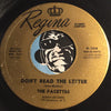 Pacettes - Don't Read The Letter b/w You Don't Know Baby - Regina #306 - Girl Group