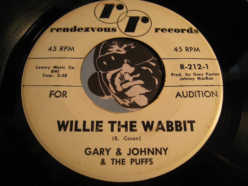 Gary & Johnny & The Puffs - Willie The Wabbit pt.1 b/w pt.2 - Rendezvous #212 - Rock n Roll