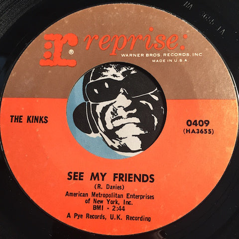 Kinks - See My Friends b/w Never Met A Girl Like You Before - Reprise #0409 - Rock n Roll