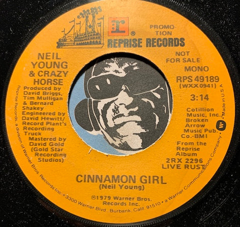 Neil Young & Crazy Horse - The Loner b/w Cinnamon Girl - Reprise #49189 - Rock n Roll