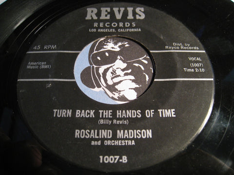 Rosalind Madison - Turn Back The Hands Of Time b/w Don't Deceive Me - Revis #1007 - Northern Soul
