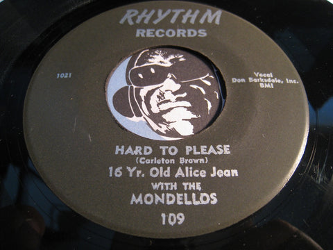 Mondellos - Hard To Please b/w Happiness Street - Rhythm #109 - Doowop